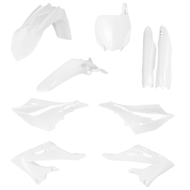 Acerbis Full Plastic Kit for Yamaha YZ125X and YZ250X Models (2022-2024) - White