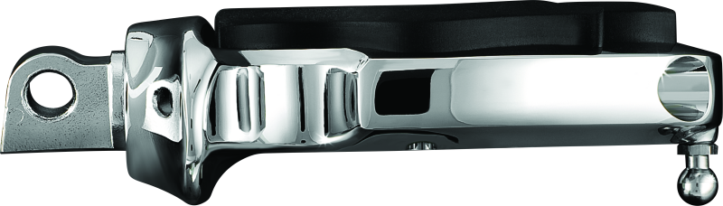Kuryakyn Flamin Peg with Male Mount Adapter Chrome – Aggressive Flame Design for Powersports Bikes