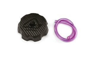 Acerbis Part Number 2070740055 Large Carbon Fuel Tank Gas Cap for Powersports Vehicles