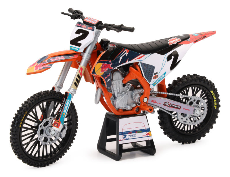 New Ray Toys KTM Red Bull 450SX-F Scale 1:12 Cooper Webb #2 Diecast Model