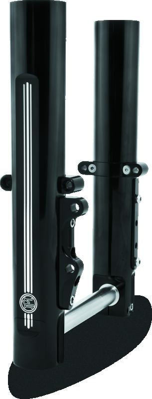 Performance Machine 08-13 FL Lower Leg Assembly - Contrast Cut for Harley Davidson Touring Models