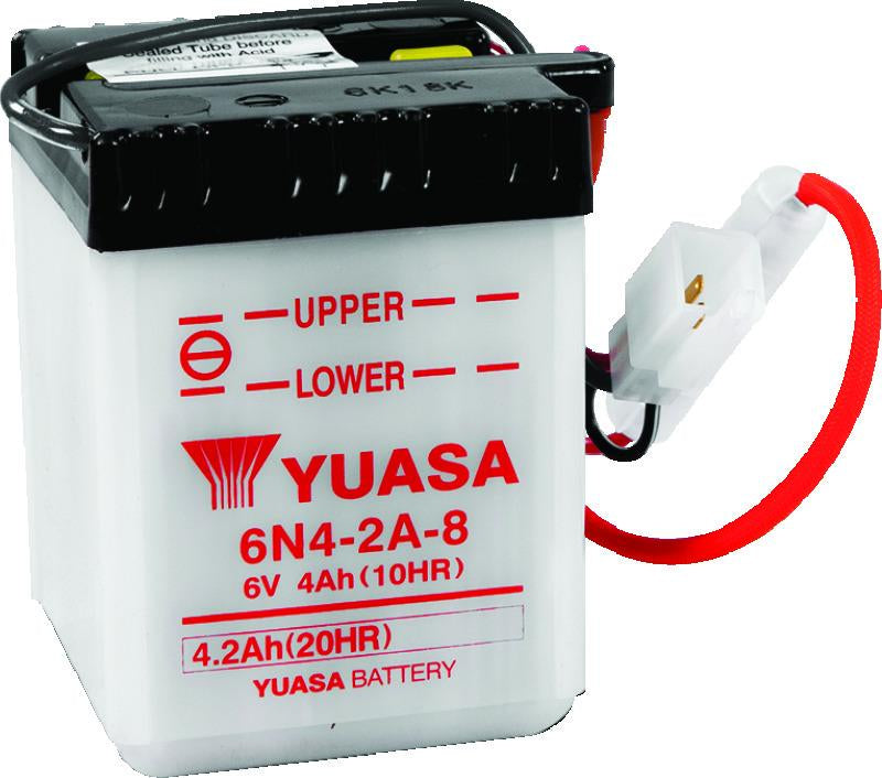 Yuasa 6N4-2A-8 Conventional 6-Volt Battery for Honda XL80S (1983-1985)