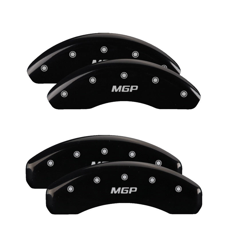 MGP 4 Caliper Covers for Toyota Prius 2023-2025 Black Finish with Silver Engraving