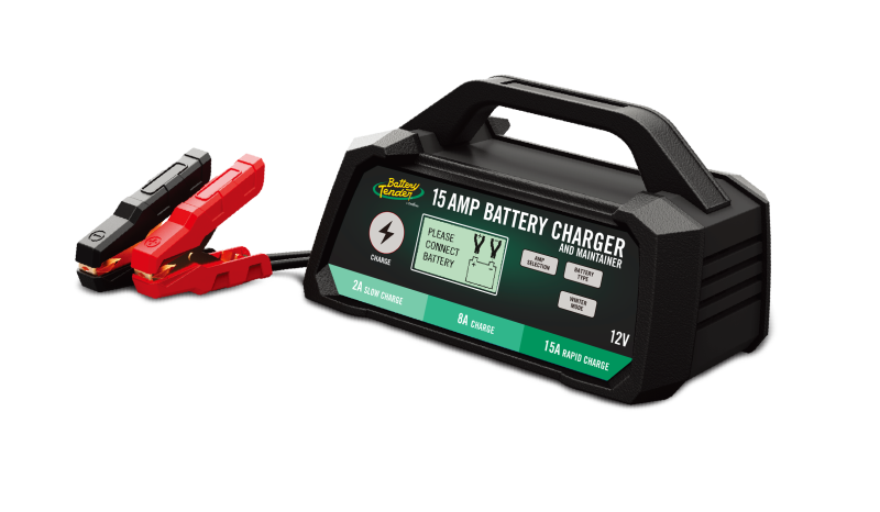 Battery Tender 12V 2A/8A/15A Selectable Chemistry Battery Charger - Part Number 022-0234-DL-WH