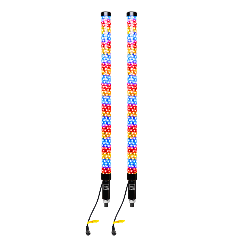 Boss Audio 36-inch 360 Degree LED RGB Whip Lights – Pair