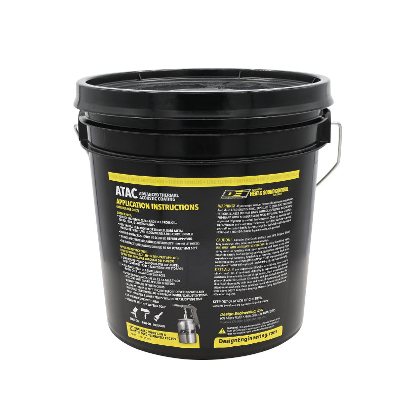 DEI ATAC Advanced Thermal Acoustic Coating - 1 Gallon for Automotive Interior Sound and Heat Management