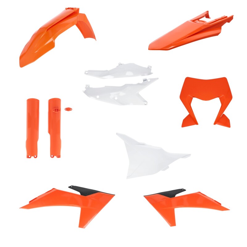 Acerbis 24+ KTM Full Plastic Kit for 2024-2025 Models – Original Design for XC, EXC, XC-W, XCF-W, XW-F