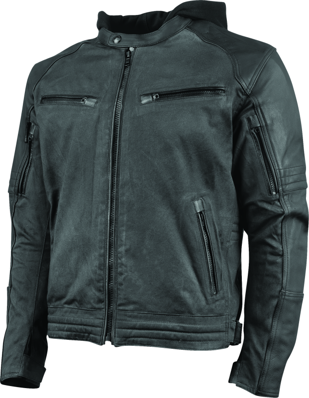 Speed and Strength Straight Savage 2.0 Jacket Black – Motorcycle Riding Gear with CE Level 2 Armor