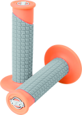 ProTaper Clamp-On Pillow Top Grips - Neon Orange and Gray for Powersports
