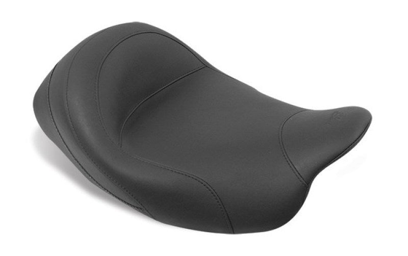 Mustang Motorcycle Touring Solo Seat for Harley Davidson 2008-2021 – Black
