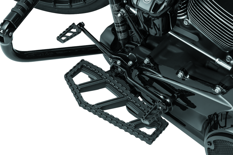 Kuryakyn Riot Floorboards Satin Black - Durable Off-Road Motorcycle Footrests