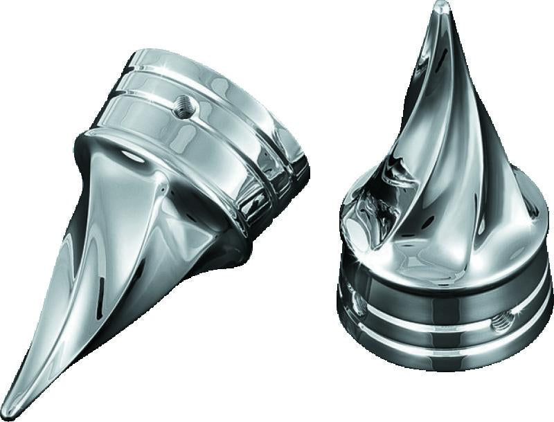 Kuryakyn Twisted Axle Caps for Harley Davidson Touring Models