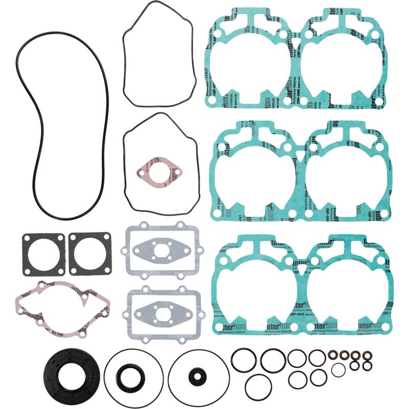 Vertex Pistons 711278 Complete Gasket Kit with Seals for 2004-2005 Ski-Doo GSX 600 and Expedition 600 HO SDI