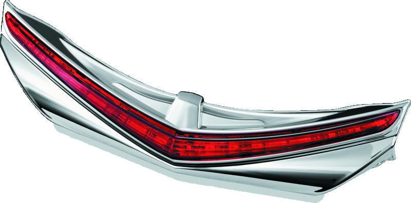 Kuryakyn LED Rear Fender Tip for Honda GL1800 (2012-2016) with Red Lens