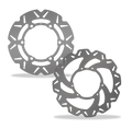 EBC Powersports CX Series Front 300mm Motocross Brake Rotor for Husqvarna FR 450 Rally (Part #MD6130CX)