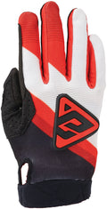 Answer Peak Flo Youth Gloves - Black, Red, and White, Small