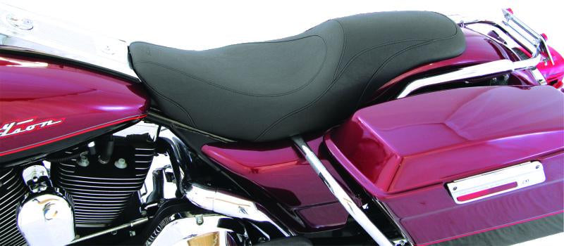 Mustang Motorcycle Tripper Fastback Solo Seat for Harley Davidson Road King and Touring Models