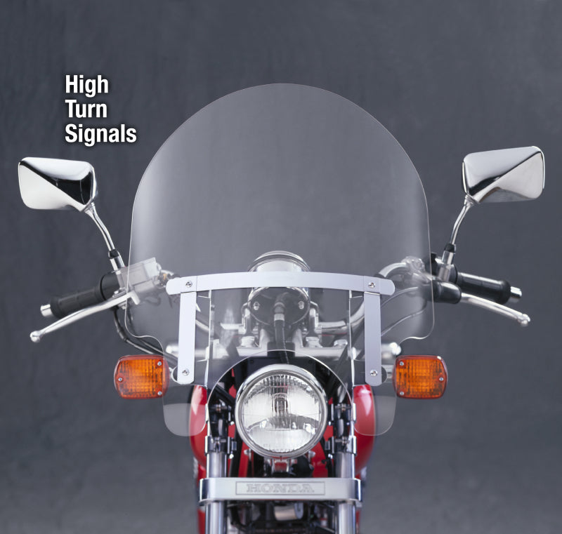 National Cycle NC125A Dakota 3.0 Windshield for Harley FXR, Suzuki LS650, Yamaha XV535 - Clear