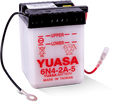 Yuasa 6N4-2A-5 Conventional 6-Volt Powersports Battery for Yamaha and Kawasaki