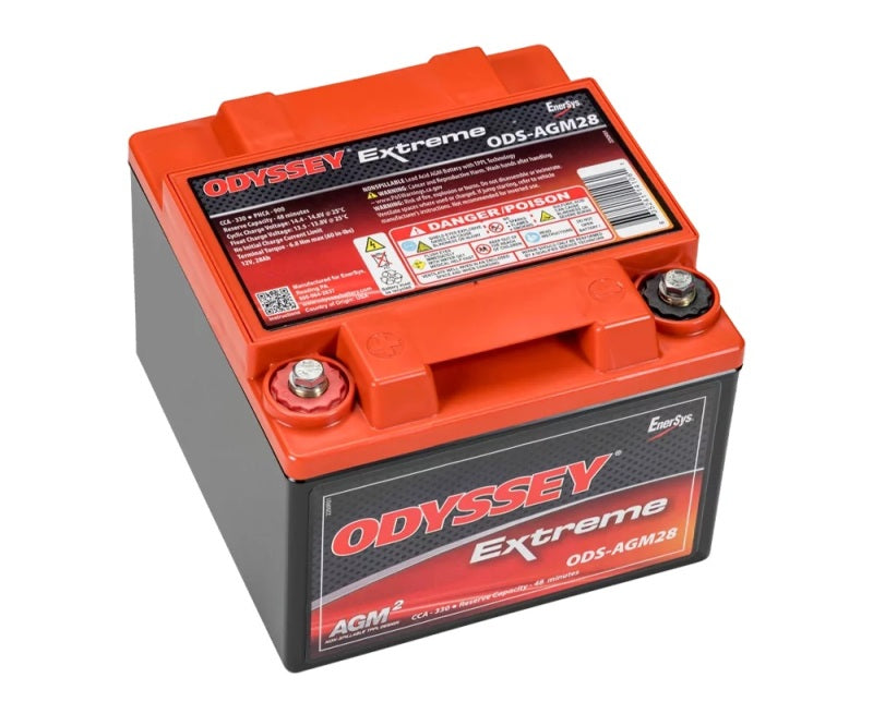 Odyssey Battery Powersport Extreme AGM Battery (Part ODS-AGM28) - High-Performance Marine and Powersports Battery