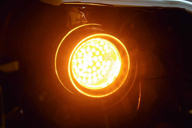 Kuryakyn Luminez L.E.D. Front Turn Signal Insert 1157 Amber for Harley-Davidson
