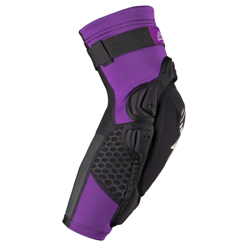 EVS Slayco96 Youth Knee Guard Pair - Purple and Black Powersports Protective Gear