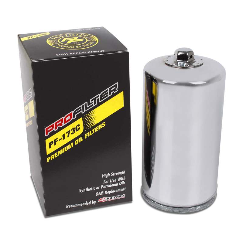 ProFilter Harley Spin-On Chrome Performance Oil Filter PF-173C-1