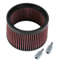 S&S Cycle 1-Inch Taller Pleated Stealth Air Filter Kit for Powersports Vehicles