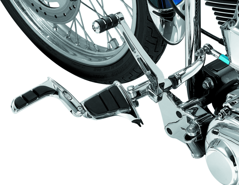 Kuryakyn Swingwing Peg with Male Mount Adapter Chrome – Versatile Fold-Forward Cruise Peg for Powersports Vehicles