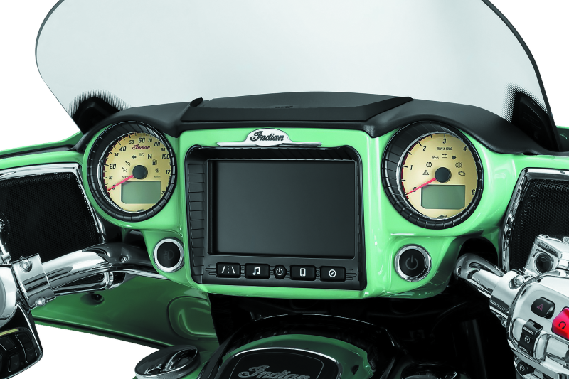 Kuryakyn Aztec Top Dash Accent Black for Indian Chieftain & Roadmaster (Part #5185)