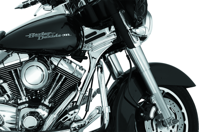 Kuryakyn Deluxe Neck Covers for 1995-2007 Harley Touring Models Chrome – Part #7866