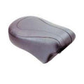 Mustang Motorcycle 13.5-Inch Wide Solo Seat for Harley Dyna Models - Black
