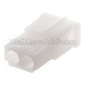 NAMZ AMP Mate-N-Lock 2-Position Female OEM Style Connector for Harley-Davidson 71-95 Models, Part Number NA-1-480318-0