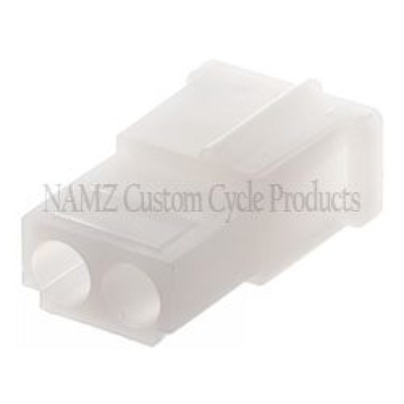 NAMZ AMP Mate-N-Lock 2-Position Female OEM Style Connector for Harley-Davidson 71-95 Models, Part Number NA-1-480318-0