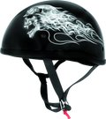 Bikers Choice Skid Lids Biker Skull Original Helmet - Medium