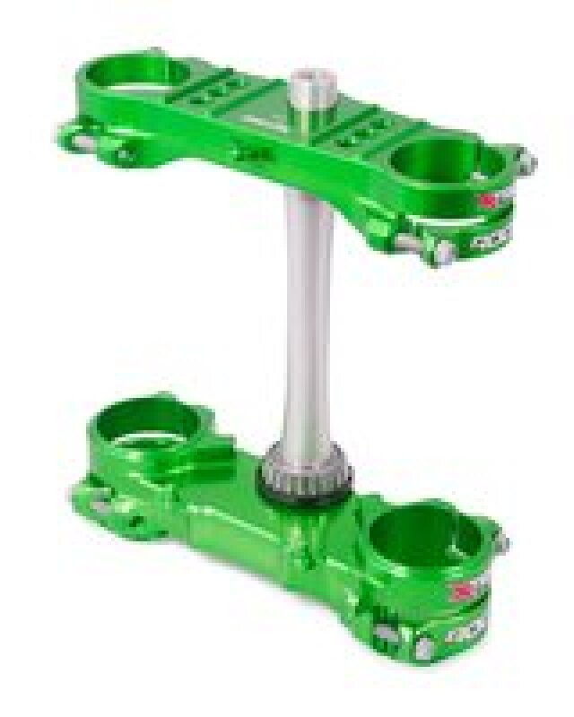 XTrig ROCS Tech Triple Clamp for Kawasaki KX 250/450 2019-2024 – Green