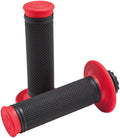 ProTaper Pro Series Clamp-On Full Diamond Red/Black Grip System for Powersports