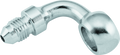 Twin Power Stainless Brake Fitting 3/8 Inch x AN3 90 Degree Banjo Adapter for Harley Brake Systems