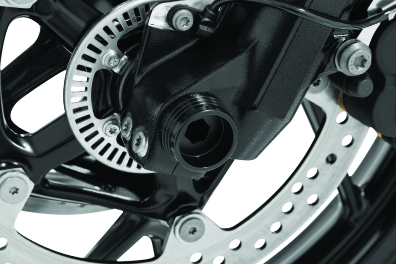 Kuryakyn Lodestar Front Axle Slider Black for BMW Motorcycles