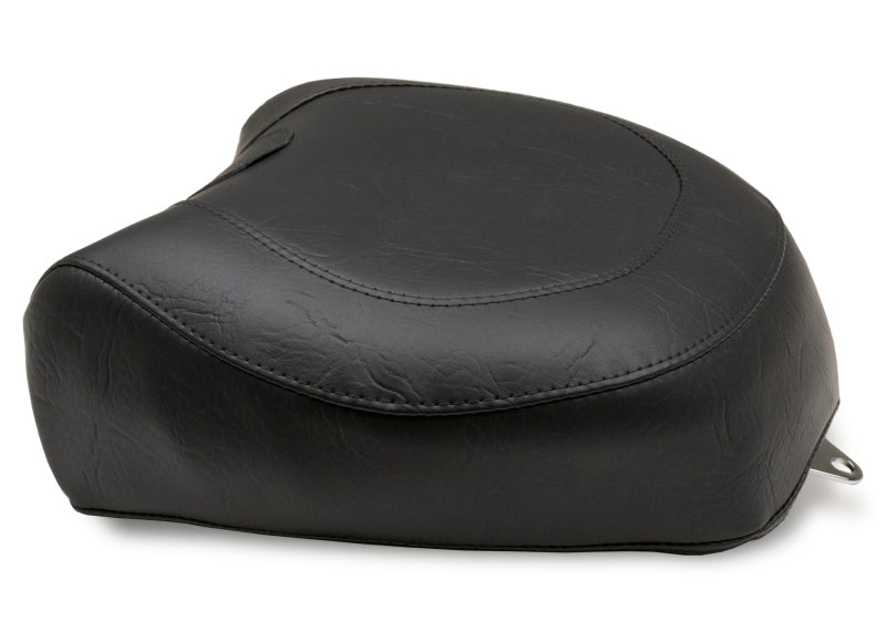 Mustang Motorcycle 13.5-inch Wide Solo Seat for Harley Dyna Wide Glide – Black