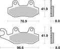 Brembo OE Powersports Sinter Prime Brake Pad Part Number 07YA21SD for Triumph and Kawasaki KLR650