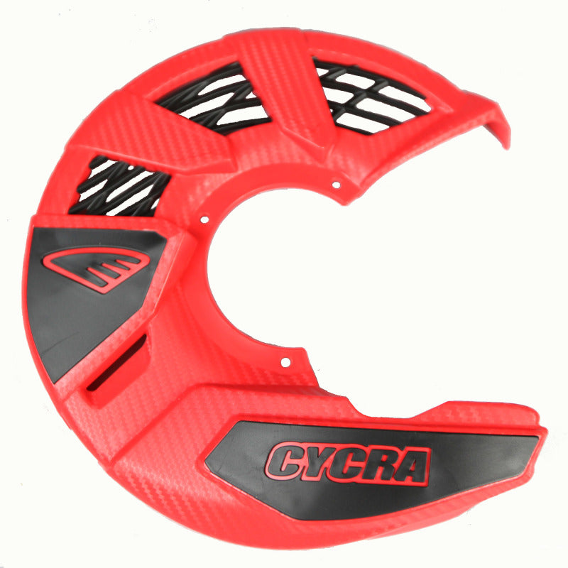Cycra 04+ Honda CR125R-CRF450RX Disc Covers - Red | Powersports Motorcycle Brake Protection