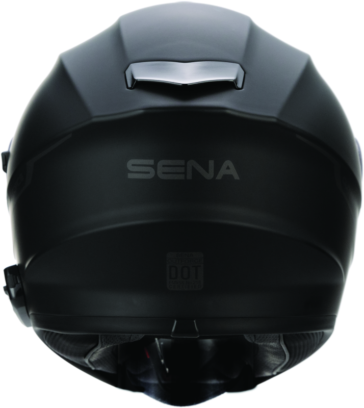Sena Technologies Outforce Full Face Bluetooth Helmet in Matte Black – Small