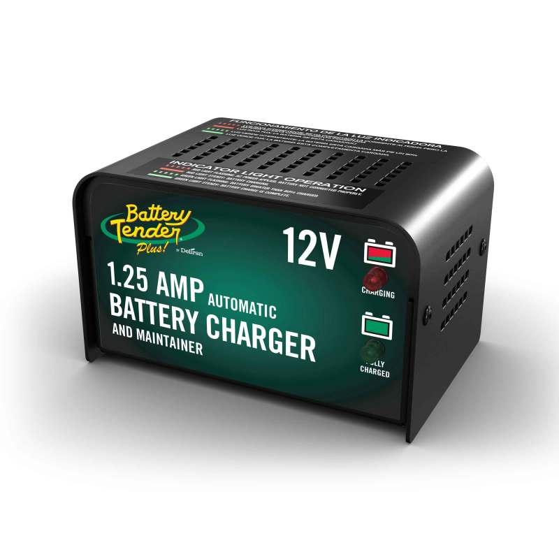 Battery Tender 12V 1.25AMP Battery Charger Plus - Model 021-0128 for Powersports Vehicles