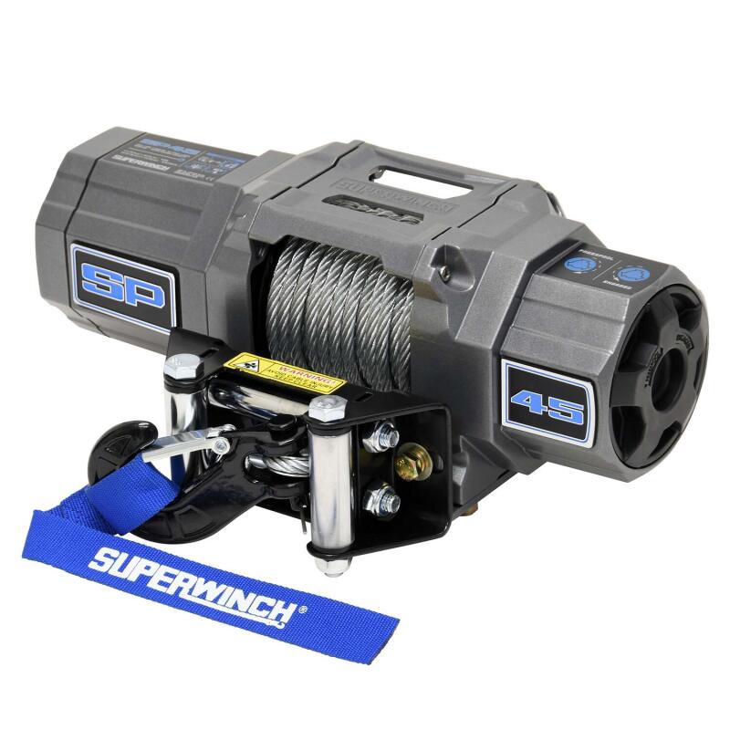 Superwinch SP 45 4,500 lbs. 12V DC Off-Road Winch with Steel Rope and Roller Fairlead