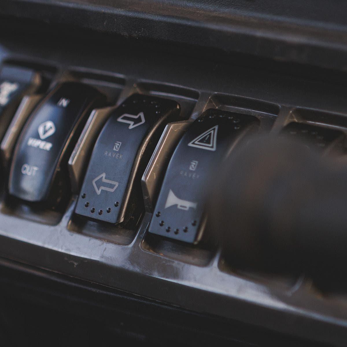 Polaris RZR Turbo R Plug & Play Auto-Cancel Turn Signal Kit with White Running Lights