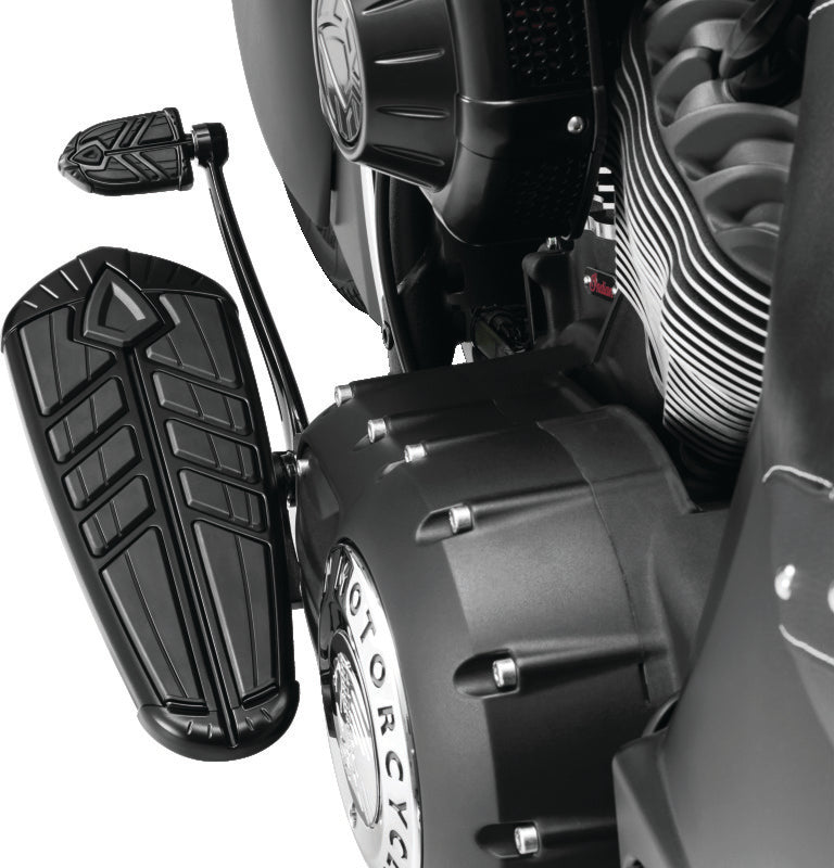 Kuryakyn Spear Driver Floorboard Inserts for Indian Chief, Chieftain, and Roadmaster - Satin Black Part #5651