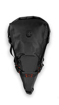 USWE Roll-Top Saddle Bag Black with 8L Capacity - Waterproof Powersports Gear Storage