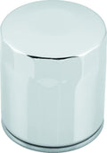Twin Power M8 Chrome Oil Filter for Harley Davidson Models - Part Number 609985