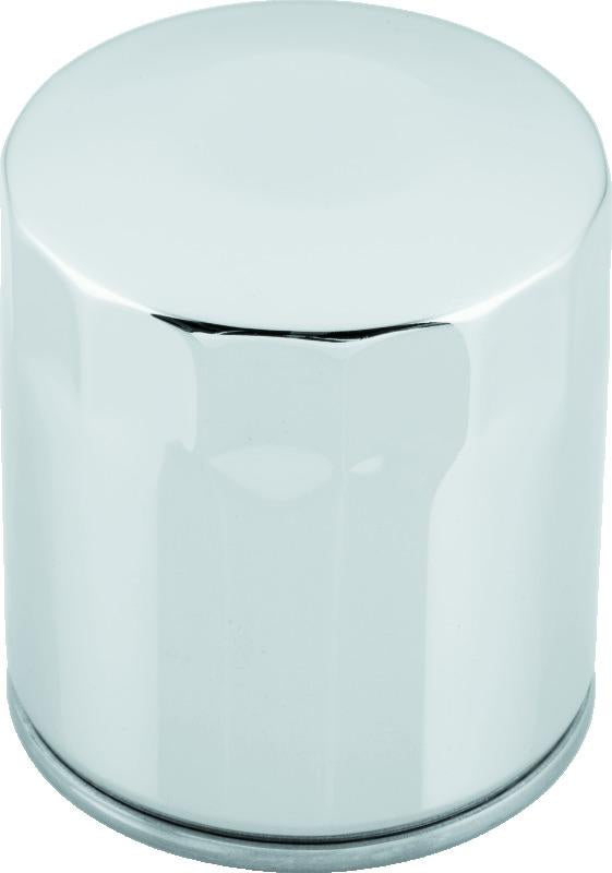 Twin Power M8 Chrome Oil Filter for Harley Davidson Models - Part Number 609985